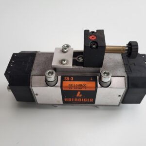 ventiel-5/2-elektrisch veer-ISO3-zonder spoel